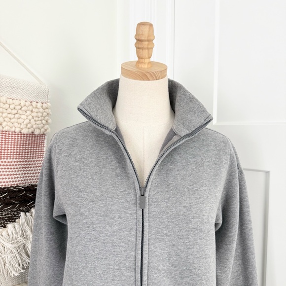 Lululemon Wind Down Zip Up Jacket Heather Grey Sz 4 - Picture 8 of 13